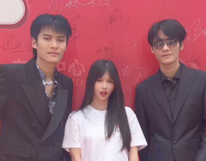 沫沫和小杨哥、大杨哥，图/沫沫抖音