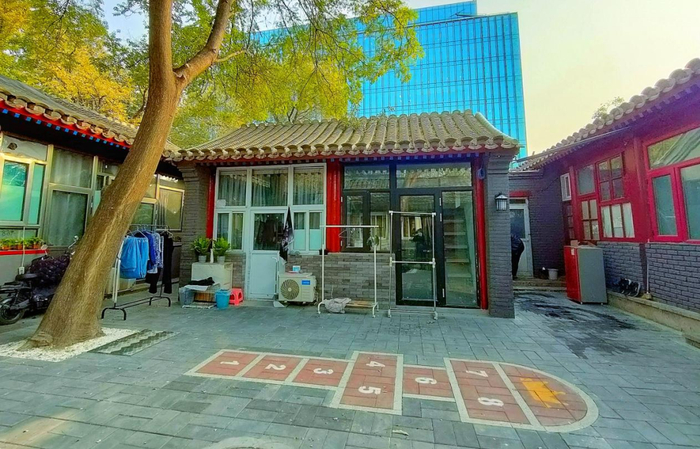 东铁匠营甲15号院变身“最美院落”。摄影/北京日报记者 方非