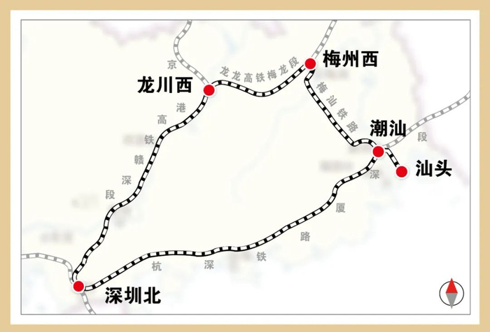 环线线路示意图