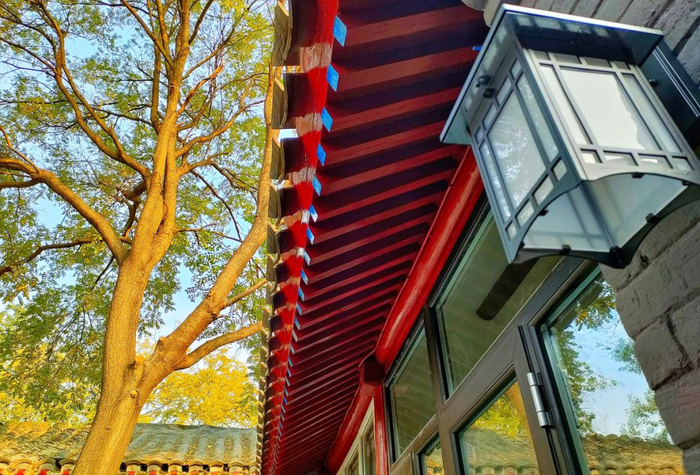 东铁匠营甲15号院变身“最美院落”。摄影/北京日报记者 方非