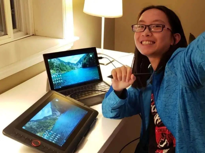 ■女儿刚到国外时