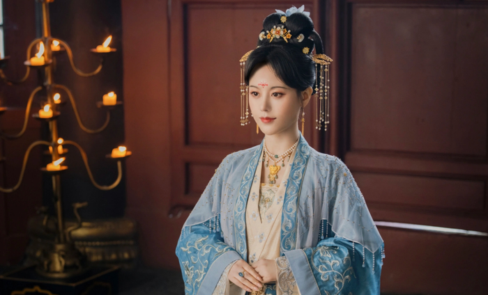 ▲叶晞月演“恶毒女配”薛姝