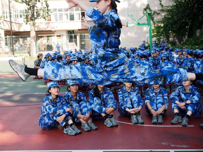 军训舞蹈完整视频无水印
