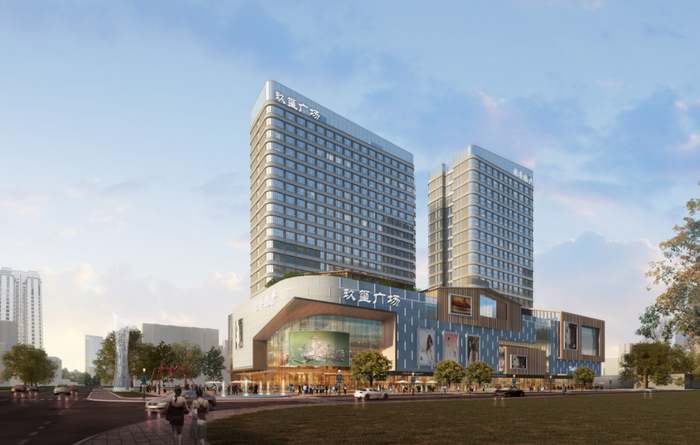 玖玺广场效果图