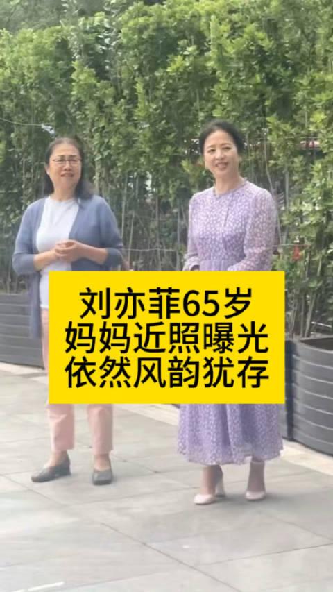 刘亦菲妈妈65岁近照曝光,风韵依旧