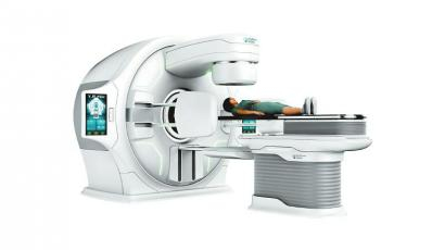 　　中玖闪光医疗科技有限公司正在建设的新一代FLASH放疗设备效果图。　　受访者供图
