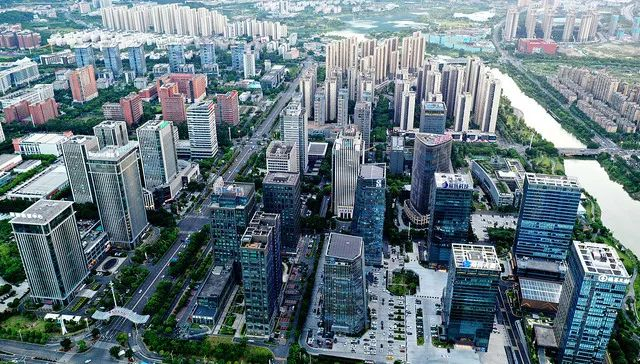 2024年7月4日，航拍福州高新区一角。图片来源：CFP