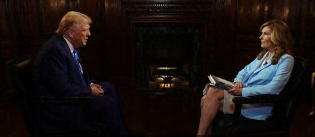 当地时间9月22日，特朗普在在受访时表示今年若败选将不再参选。《全面衡量（Full Measure）》节目截图 