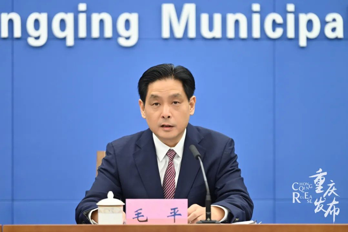 毛平回答记者提问 邹乐 摄