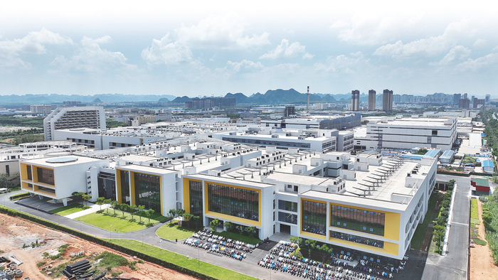 ▲东盟李宁中心一期建成投入使用。