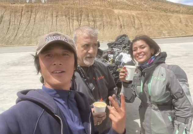 ▲罗先生称当时和西班牙夫妇聊得不错，结果后来就被吐槽了。受访者供图