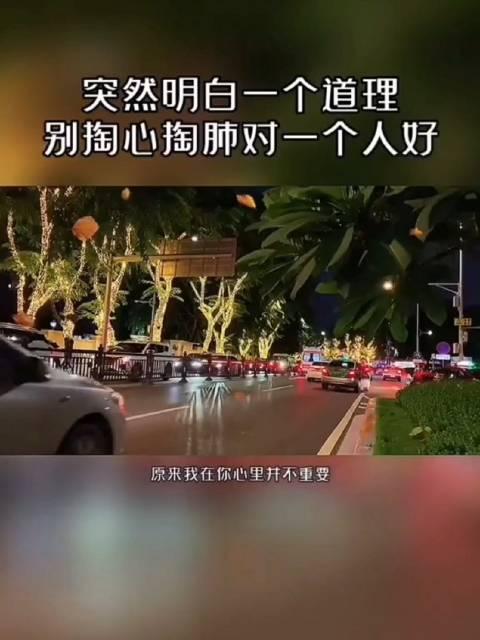 ▽ 应该明白的道理 别掏心掏肺对一个人好