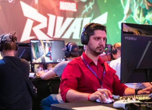 科隆展上《漫威争锋》的试玩展位