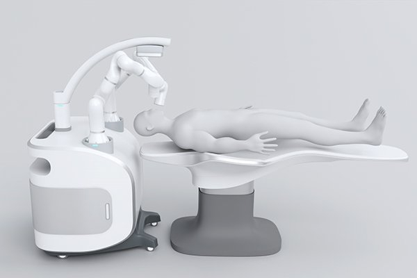 神经外科手术机器人。受访者供图