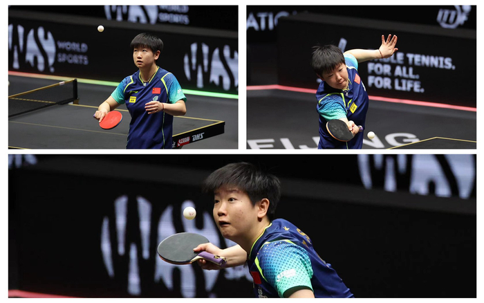 中国大满贯赛首秀，孙颖莎迎来开门红。  新京报记者 王飞 摄