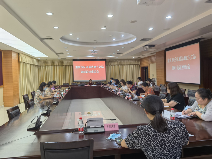 2023年6月20日，立法调研组在重庆市巴南区开展区县立法论证会。 受访者供图