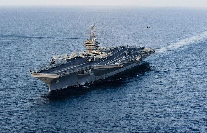 尼米兹级航空母舰亚伯拉罕·林肯号资料图。图源：视觉中国