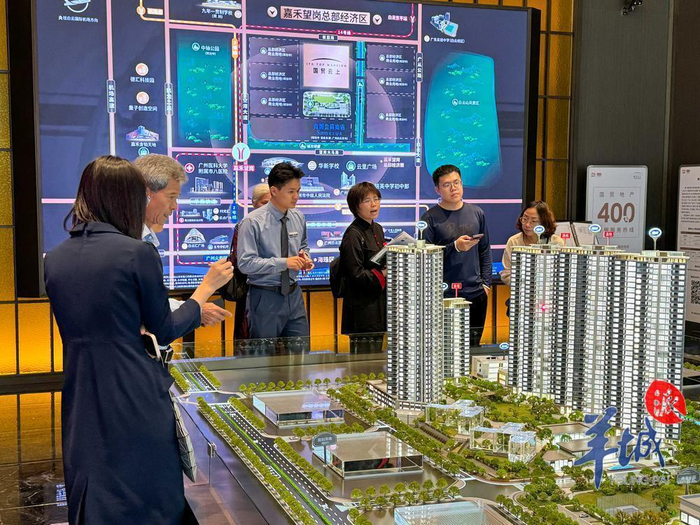  广州白云国贸云上项目到访量和成交量都有提升