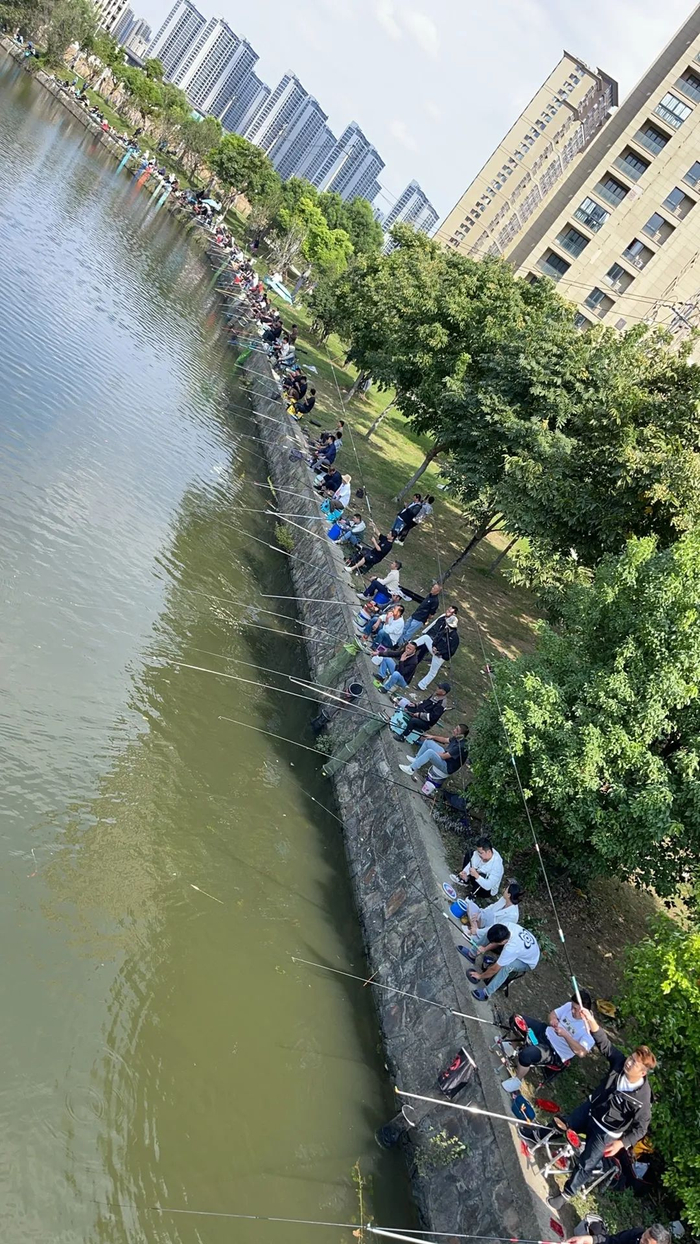 人山人海！场面有点大！全萧山的钓鱼佬都来这了？-萧山钓鱼网
