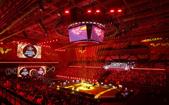 9月29日，2024年世界乒乓球职业大联盟（WTT）中国大满贯在石景山首钢园正式开幕。新京报记者 王飞 摄