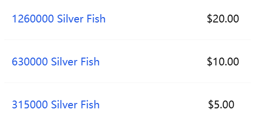 （LokLok部分内购项目，数据来源：点点数据）