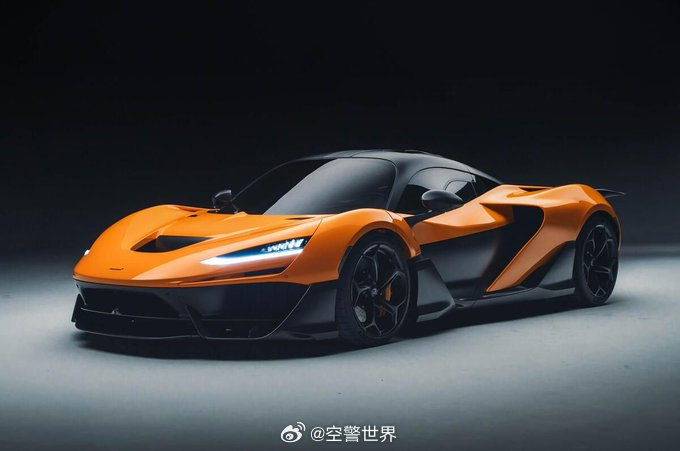 亮相!麦克拉伦w1超级跑车