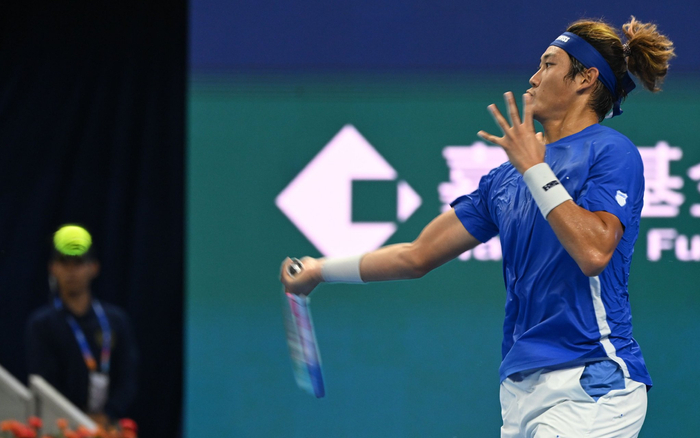 中国男网“一哥”张之臻已经完全适应了巡回赛。  图/新华社