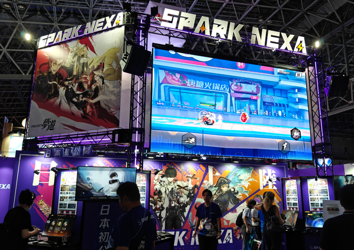 快手旗下游戏厂牌弹指宇宙也有带着《无尽梦回》出展TGS