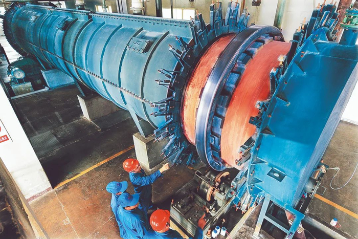 多氟多化工股份有限公司氟化铝车间。