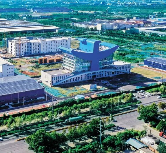 多氟多厂区鸟瞰图。