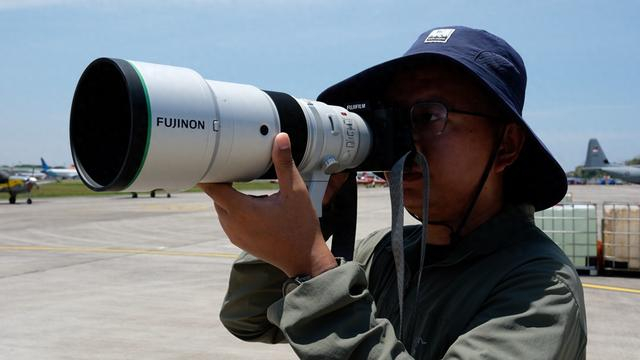 富士XF500mmF5.6镜头用于航展拍摄