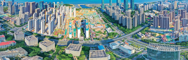 何厝岭兜片区新貌。（航拍图） 孙二伟 摄