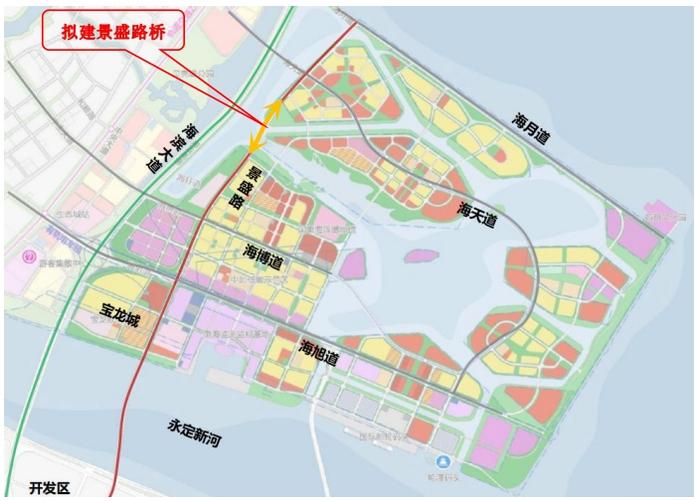 天津二号桥未来规划图图片