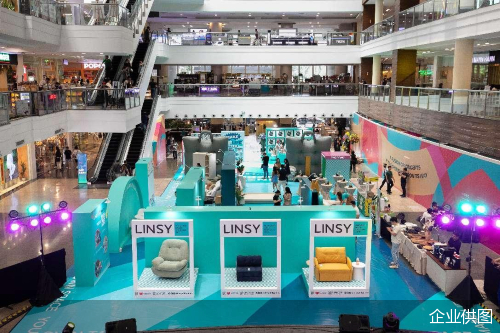 （图：LINSY海外菲律宾快闪活动现场）