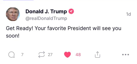 当然从页面界面布局来看，Truth Social也可以是一种推特