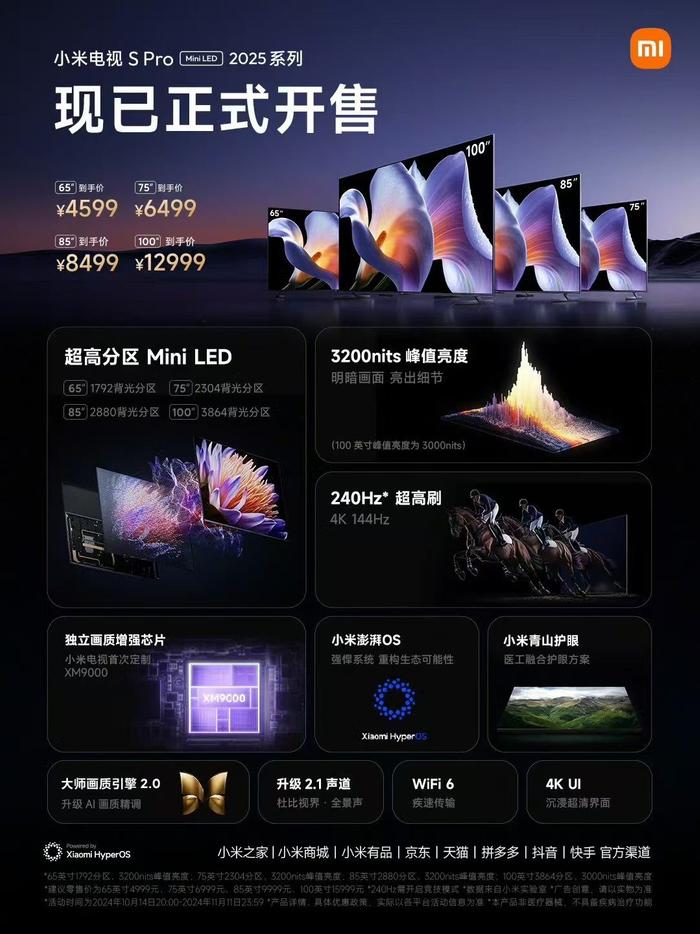 关于选电视这件事，我建议能大则大，大的肯定比小的好…
