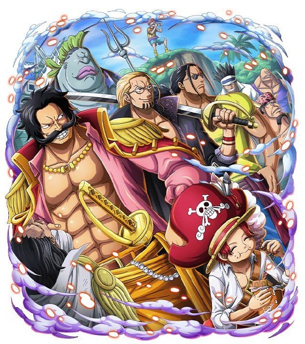 海贼王新图:罗杰,雷利,贾巴,白胡子,御田,年轻战国,卡普