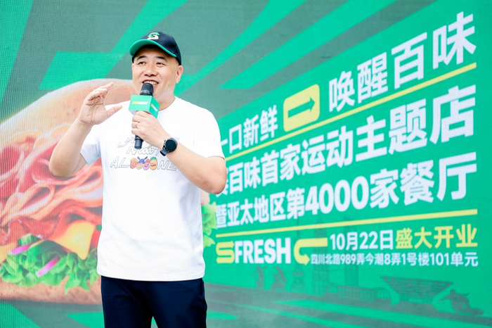 朱富强是一名热爱做饭的餐饮老兵。图片来源：赛百味中国