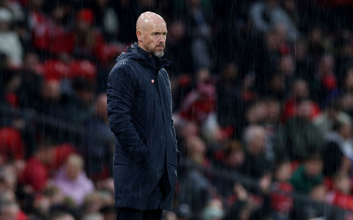 曼联本赛季暂列联赛第14位，滕哈赫失去了俱乐部的信任。  图/新华社