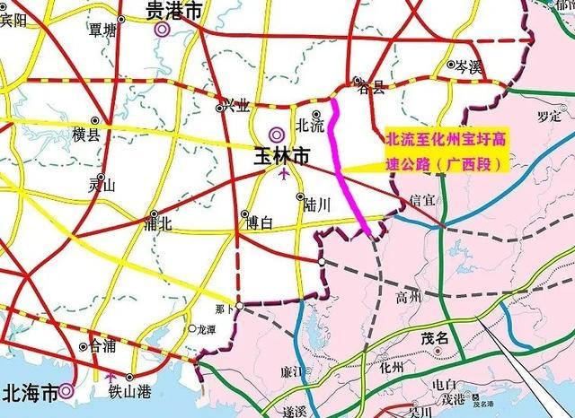 玉林市三环路示意图图片