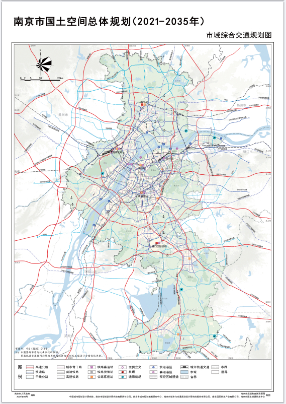 市域综合交通规划图
