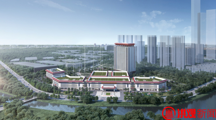 上海中医药大学附属龙华医院江西医院效果图