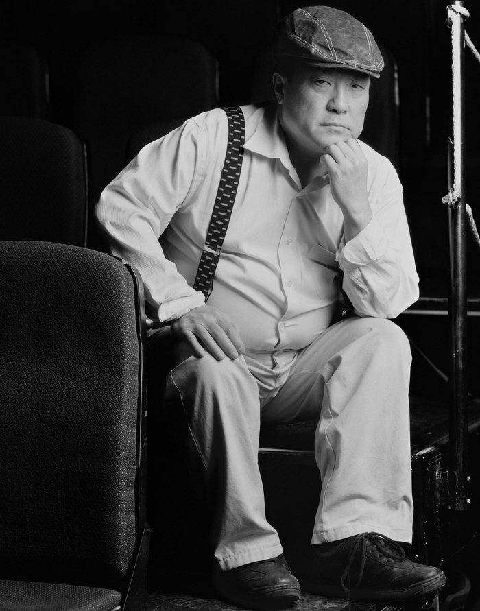 2012年，费明在蓬蒿剧场内。受访者供图