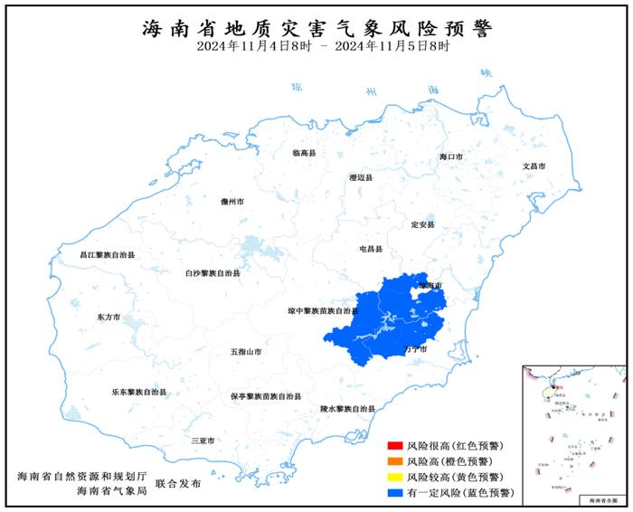 第22号台风“银杏”生成，最强可达台风级！11月4日白天海南岛降水逐渐减弱，夜间起本次强降水过程趋于结束-20号台风什么时候登陆海南岛