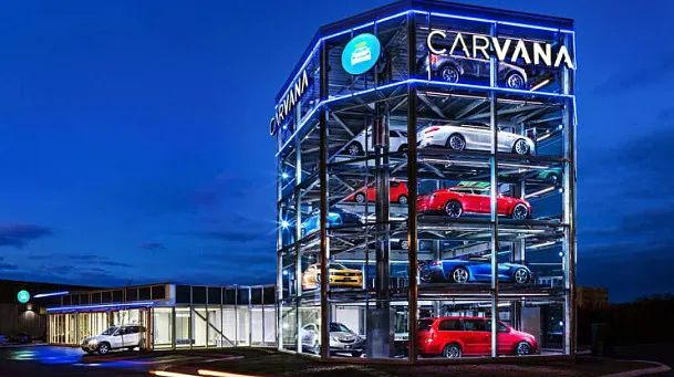 图：Carvana的售车机