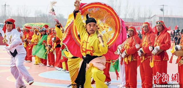 阳信鼓子秧歌。滨州市委宣传部供图