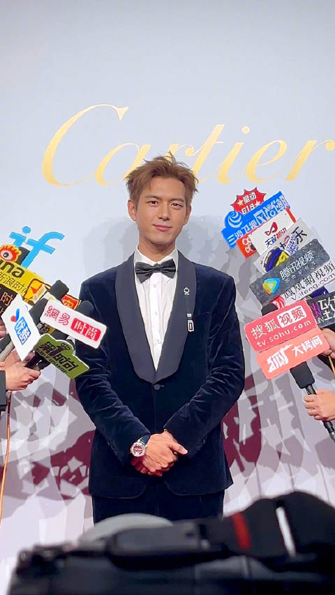 李现亮相 cartier "natural sauvage"系列高级珠宝展活动