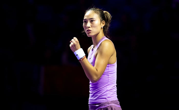 郑钦文一路高歌猛进。