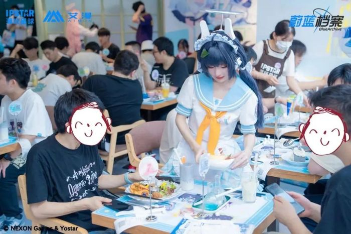 蔚蓝档案×IPSTAR一日店长活动（图源：潮玩星球公众号）
