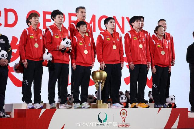 国乒去年在首届混团世界杯中登顶。WTT世界乒联供图